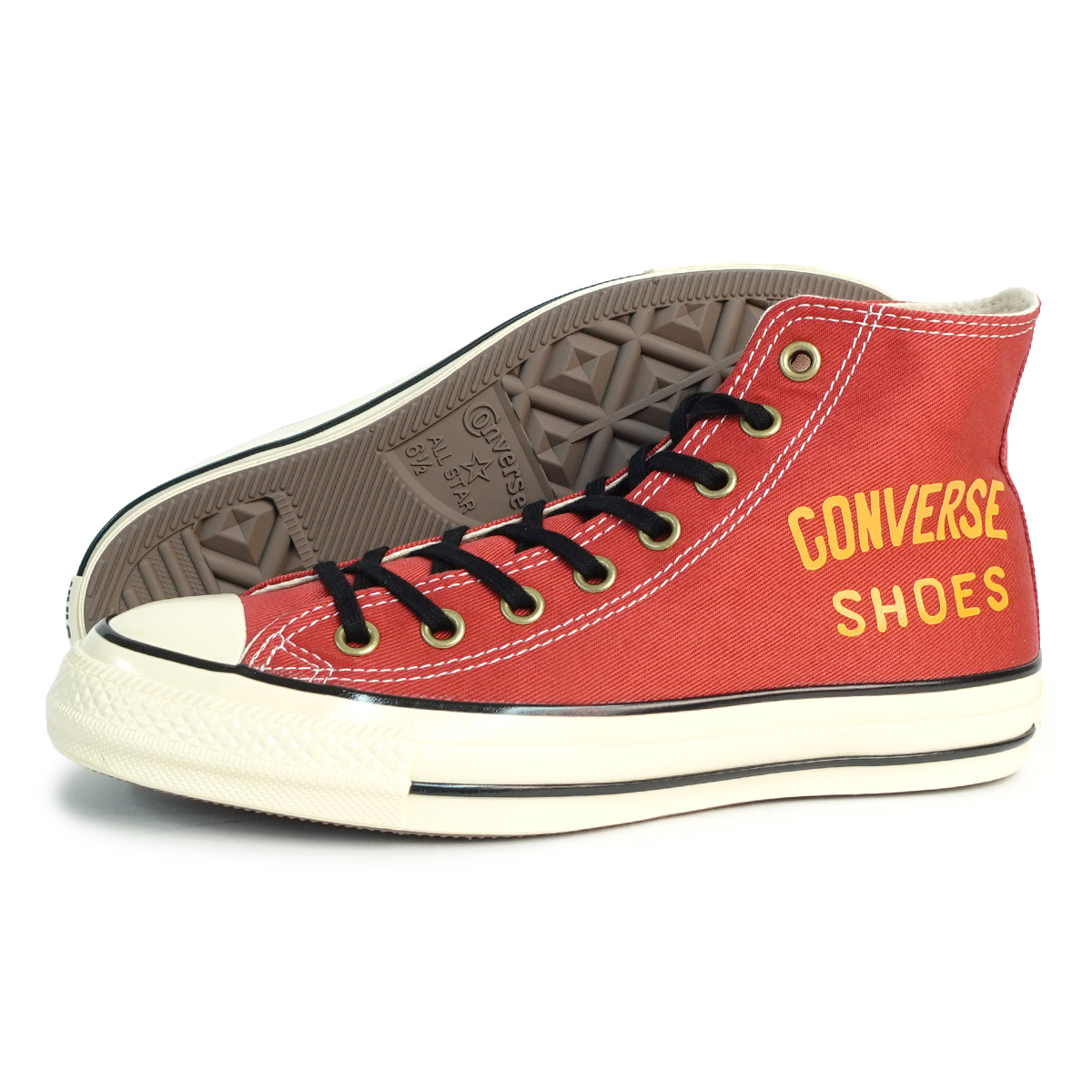 コンバース CONVERSE スニーカー ハイカット メンズ レディース オールスター エイジド CJ HI / ラングラー レッド ALL STAR AGED CJ HI / Wrangler CONVERSE（コンバース） スニーカー ハイカット メンズ レディース