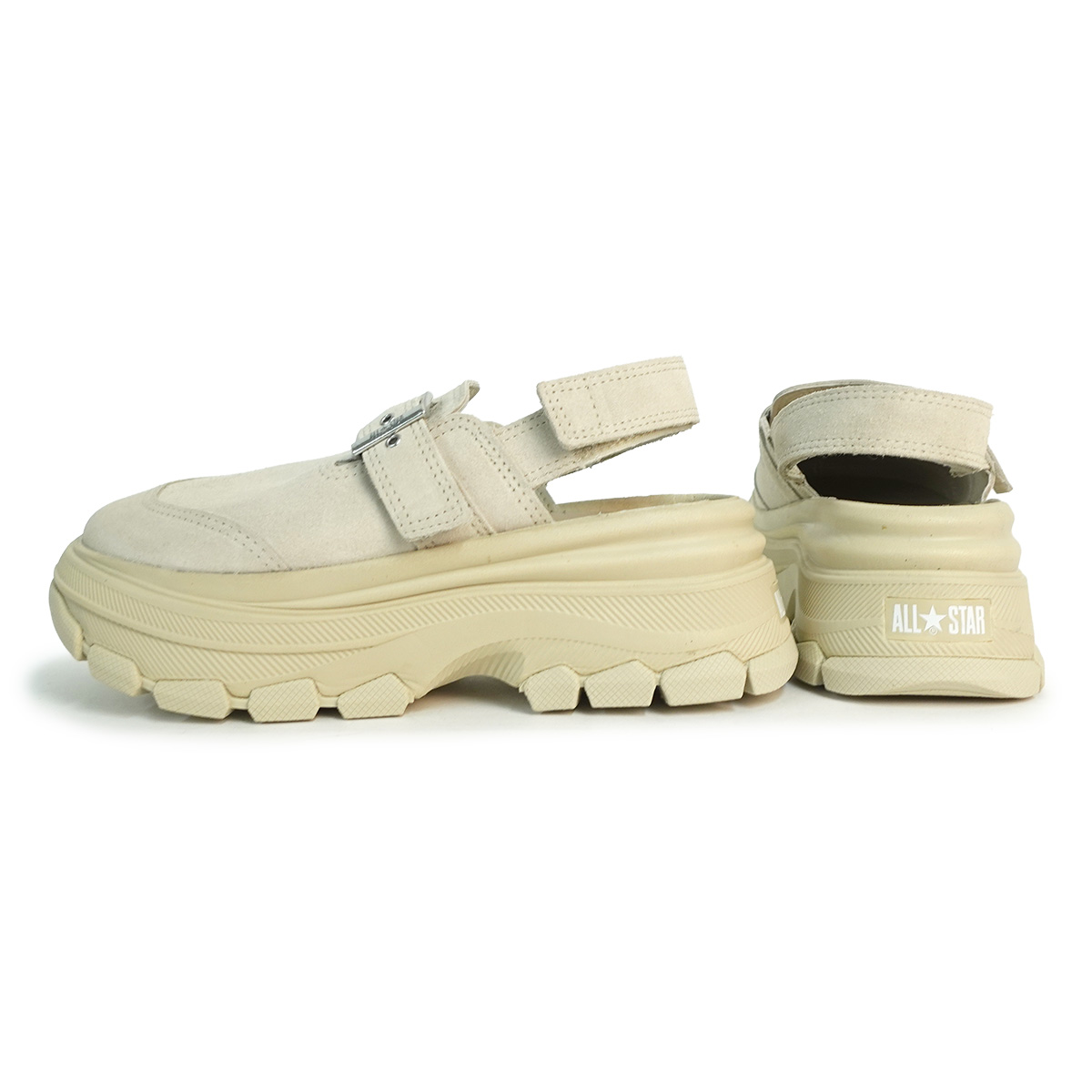 コンバース CONVERSE 厚底 レディース オールスター トレックウエーブ クロッグサンダル ストーンベージュ ALL STAR TREKWAVE CLOGSANDAL CONVERSE（コンバース） 厚底 レディース オールスター トレック