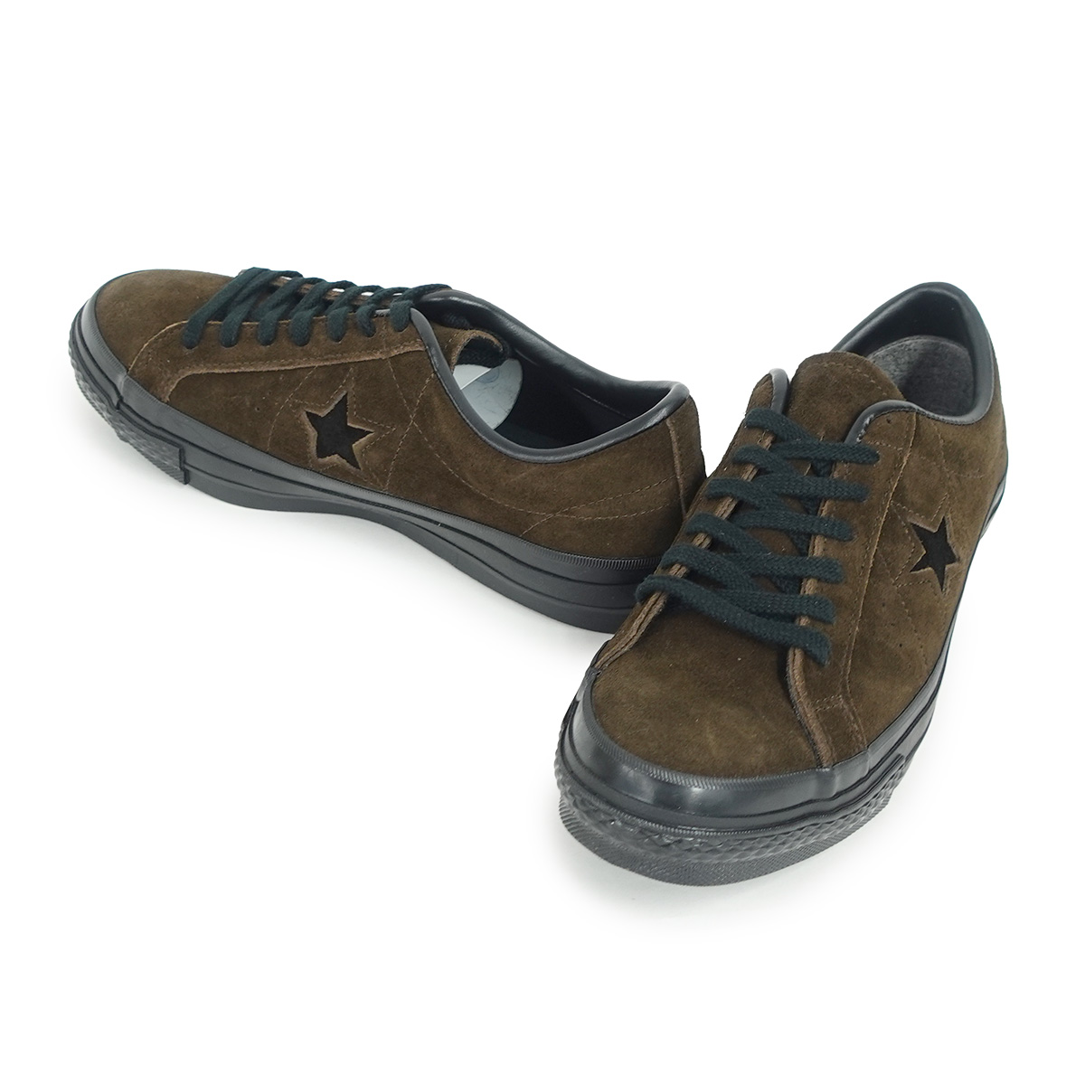 靴 CONVERSE ONE STAR J SUEDE(BROWN/BLACK) CONVERSE 
