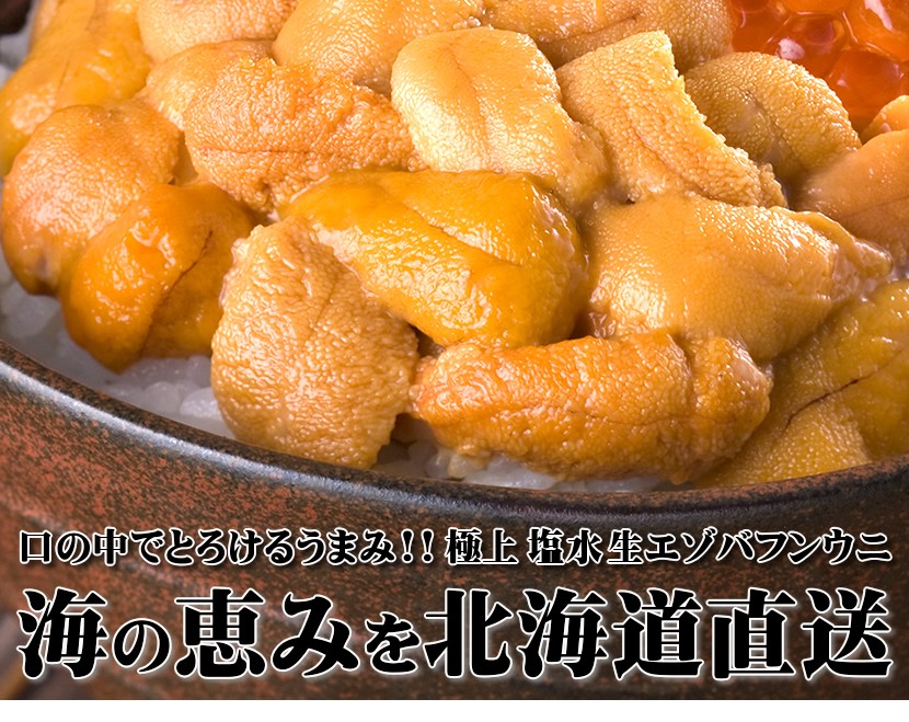 ロシア産 塩水 生エゾバフンウニ
