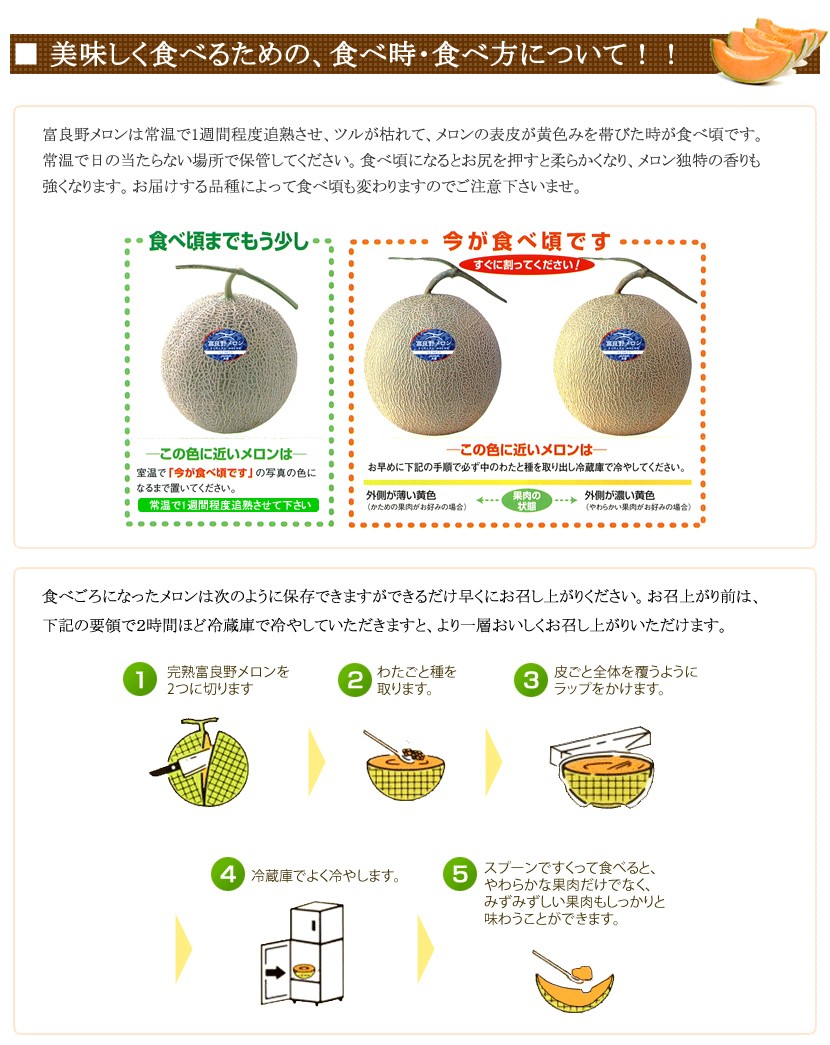 北海道産 富良野メロン