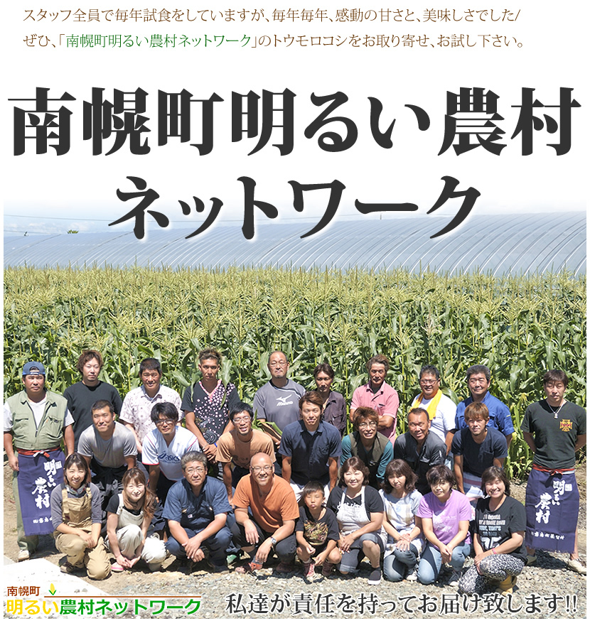 北海道 とうもろこし ピュアホワイト あまいんです