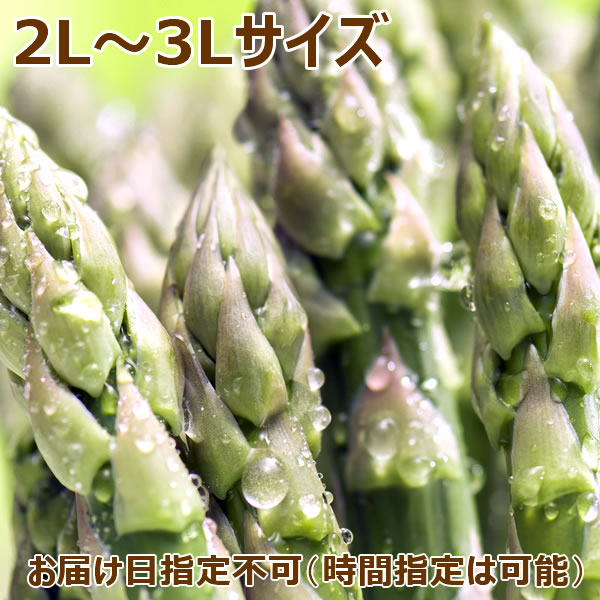 【完売御礼】北海道産 ご家庭用 グリーンアスパラ 1kg (共撰/2L-3Lサイズ) 訳あり 特大 極太 アスパラガス グリーンアスパラガス 北海道 野菜 グルメ お取り寄せ｜g-hokkaido｜02