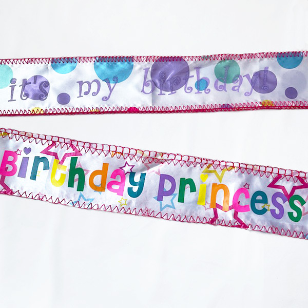 パーティー用 タスキ