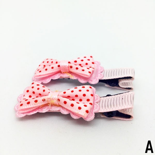 ヘアクリップ ドット フリル リボン ヘアーアクセサリー 女の子 アクセサリー プチプラ ヘアアクセ ガーリー C0 C0 子供ドレスのhumming K 通販 Yahoo ショッピング