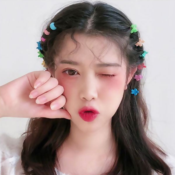 カラフル ヘアビーズ