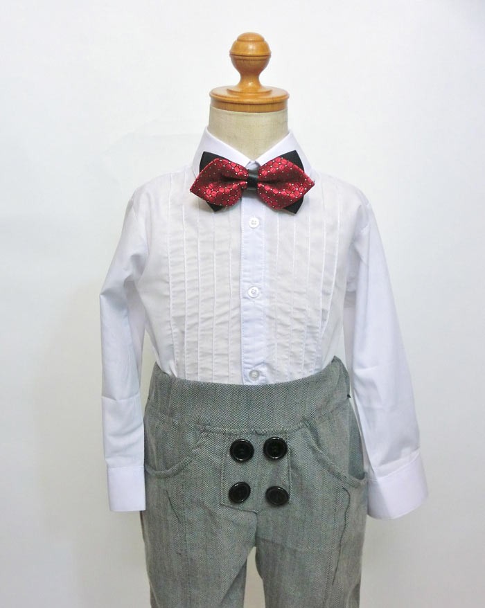 ラメ糸 蝶ネクタイ 男の子