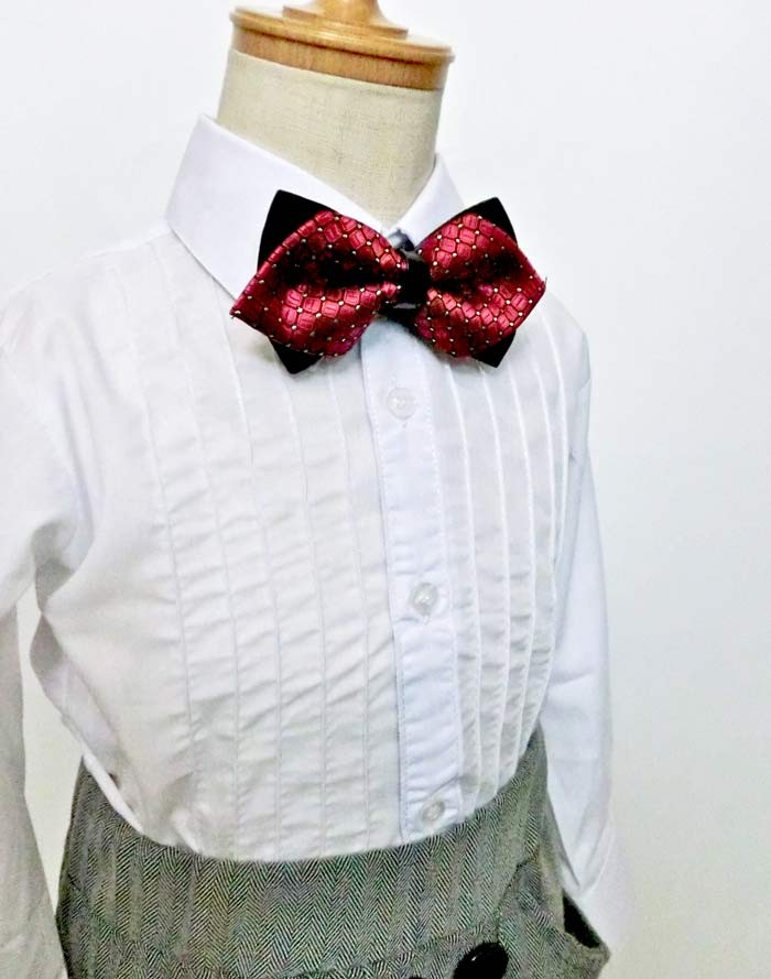 ラメ糸 蝶ネクタイ 男の子