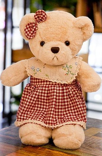 ぬいぐるみ くま ワンピース 抱き人形 大き目 40cm 子供 ぬい撮り 推し