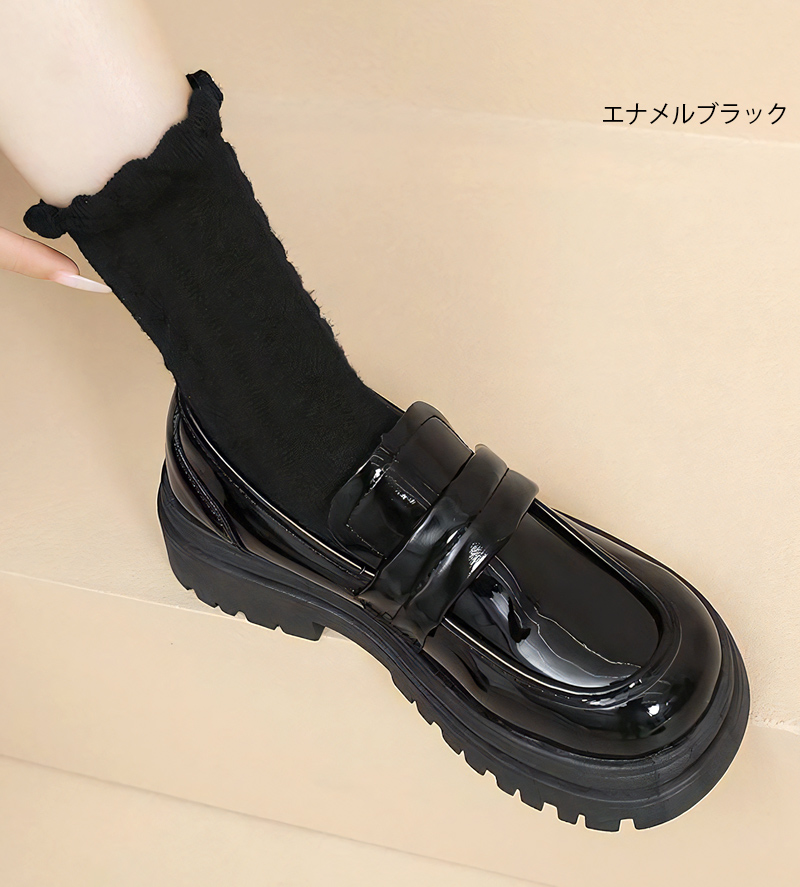 おでこ靴 厚底 厚底ローファー おでこ靴 おでこローファー ローファー