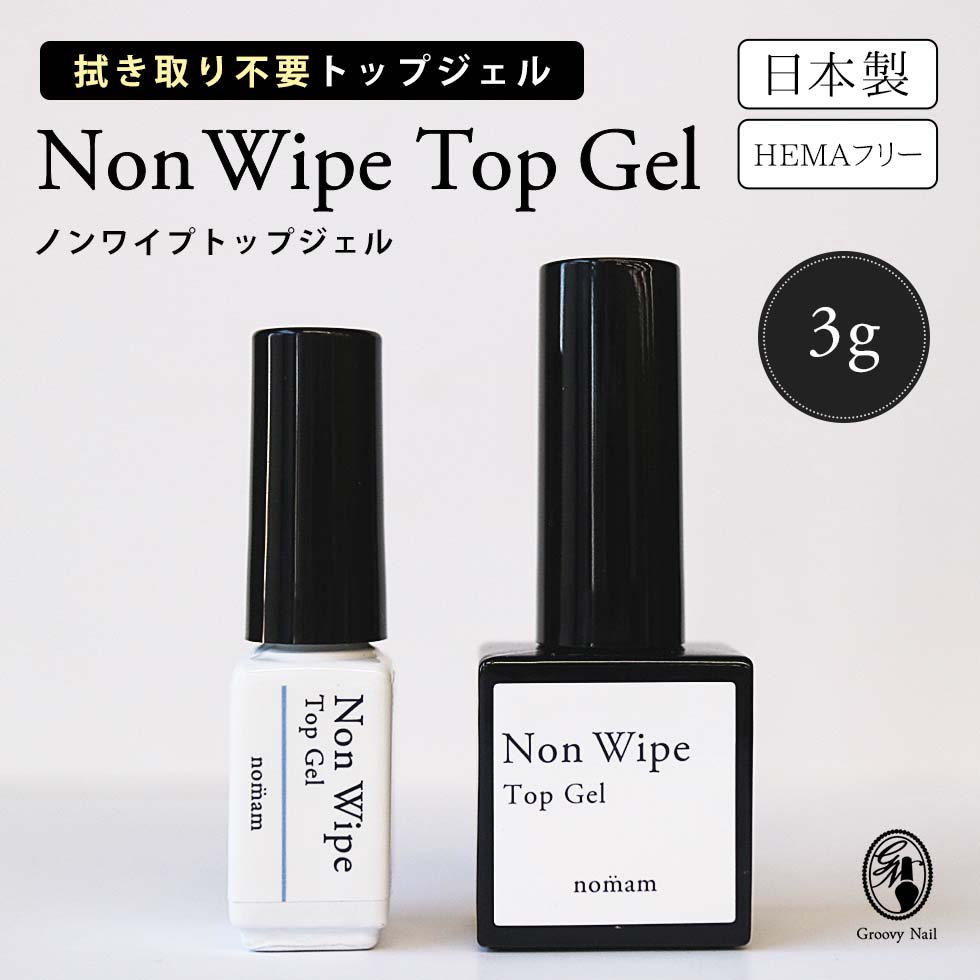 HEMAフリー ノンワイプトップジェル 3g ふき取り不要 アクリル酸