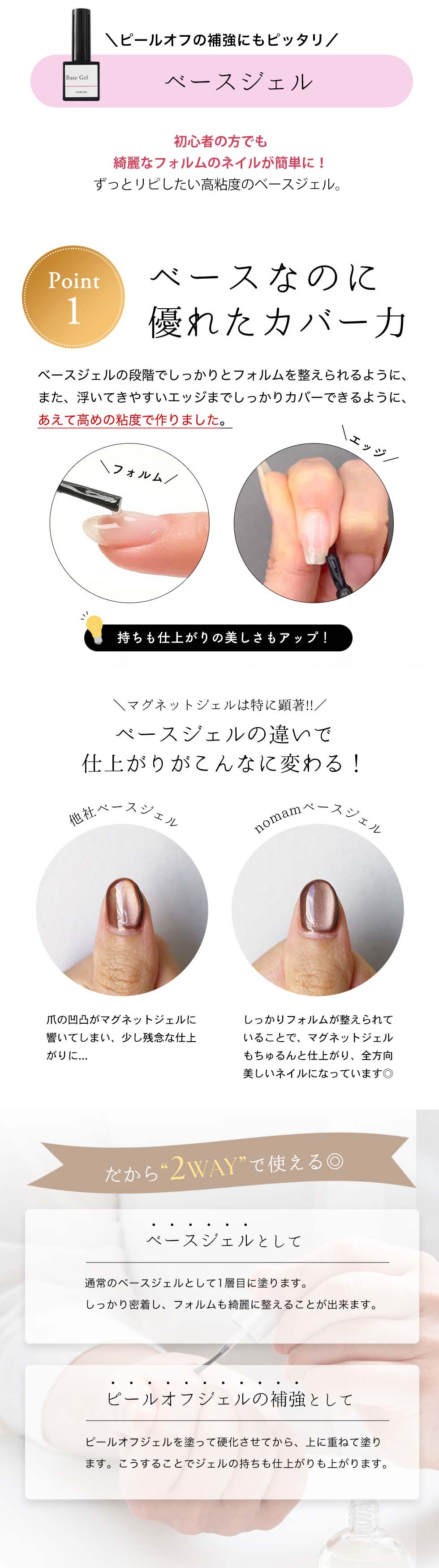 HEMAフリー ベースジェル＆ノンワイプハードトップジェル2点セット