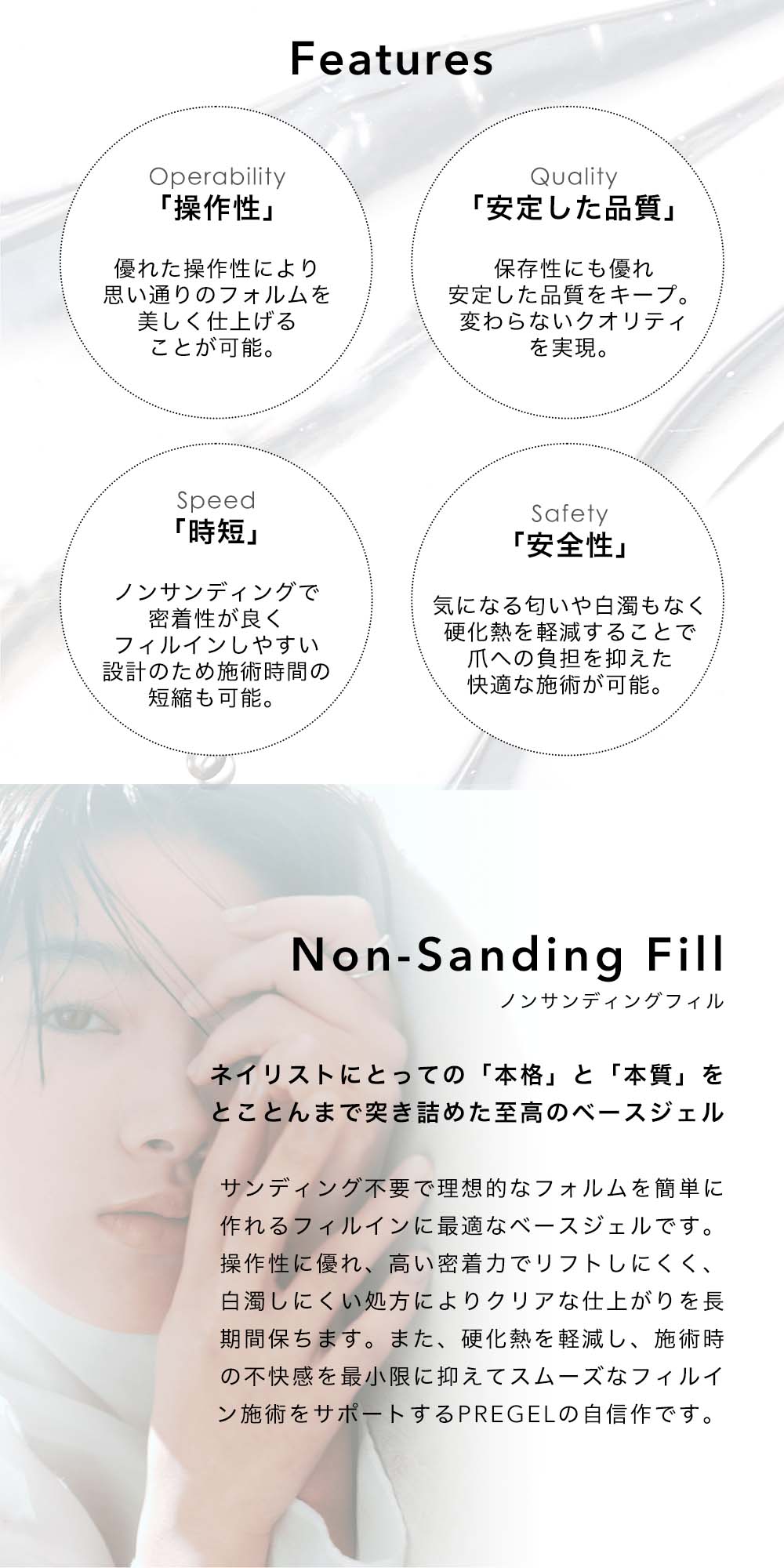 新品未開封PREGEL ノンサンディングフィル ベースジェル 2個セット