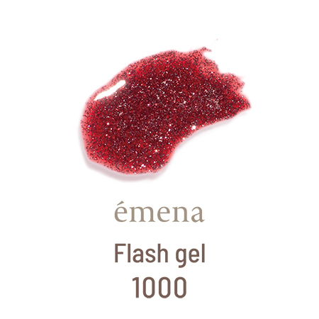 emena エメナ Flash gel フラッシュジェル 8g 全7色［1000〜1006］フラッシュネイル ジェルネイル グリッター ラメ【ネコポス対応】｜g-nail｜02