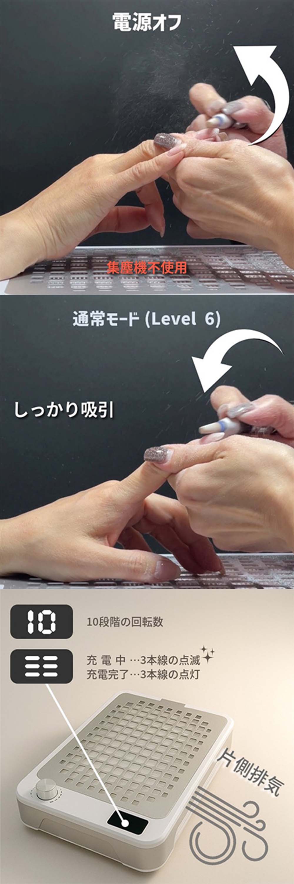 Krimth クリムズ パワーダストレスVer3.5ワイヤレス集塵機 2年保証