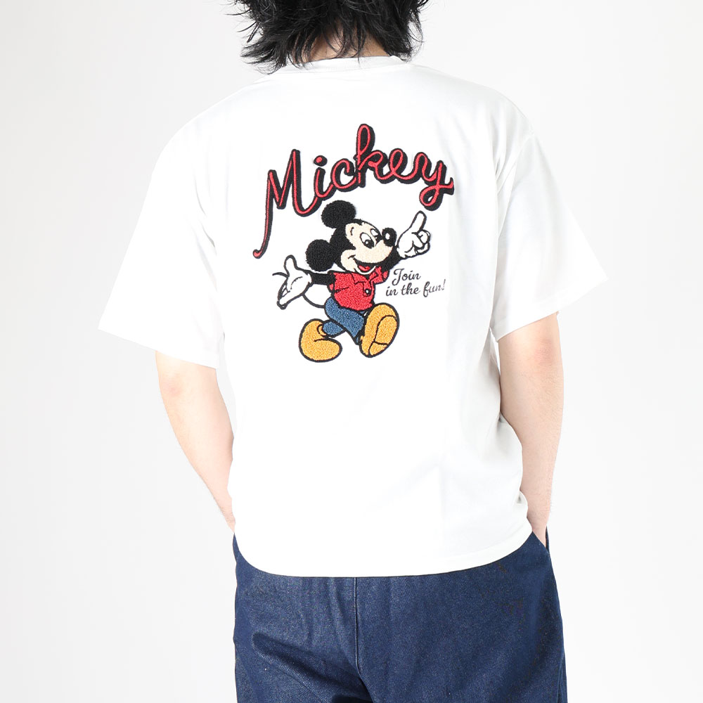 三津家着 マウンテンマーシャルアーツ ミッキーマウス 半袖 Tシャツ L 完売 Disney（ディズニー） ミッキー ミッキーマウス 半袖 半そで Tシャツ