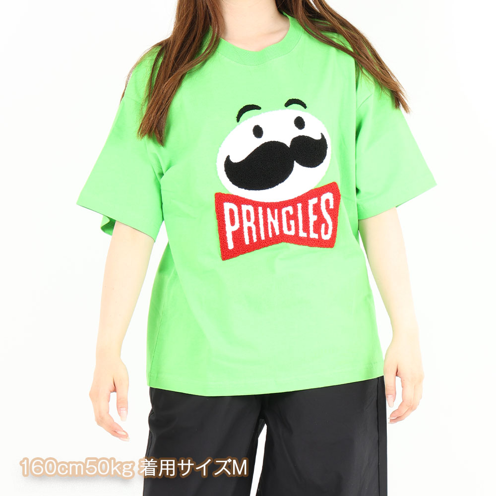 Pringles プリングルズ Tシャツ メンズ 半袖 MR.P サガラ刺繍 ツアーT