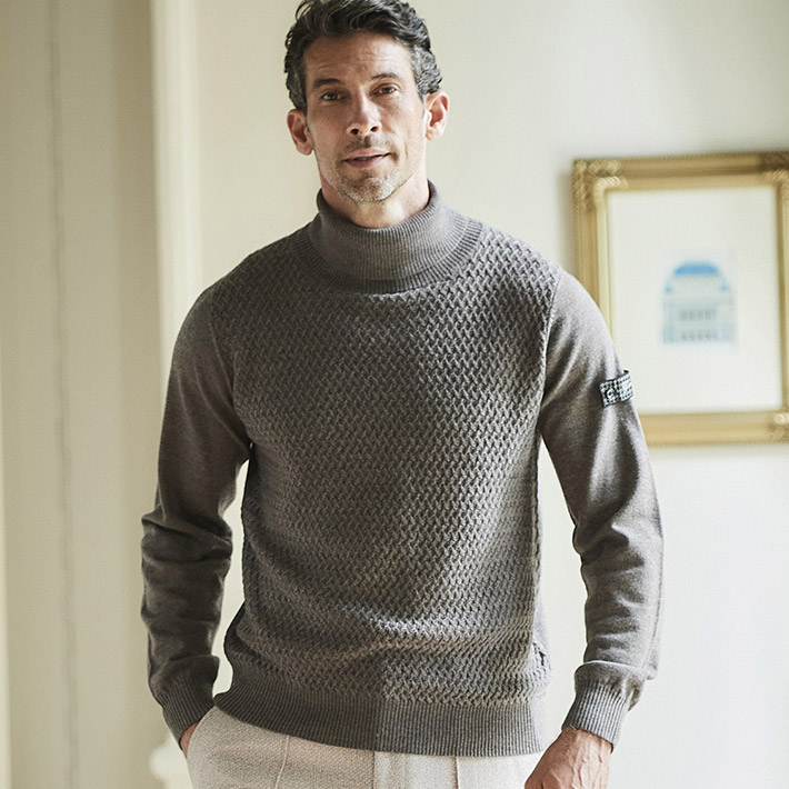 セーター メンズ ニット タートルネック キャッシュウール イタリア製生地 ゼニアバルファ 編み柄切り替え 秋冬 630701 G-stage ジーステージ ファッション メンズファッション トップス セーター メンズ ニット タートルネック キャッシュウール イタリア製生地 ゼニアバルファ 編み柄切り替え 秋冬 630701 G-stage ジーステージ ファッション メンズファッション トップス