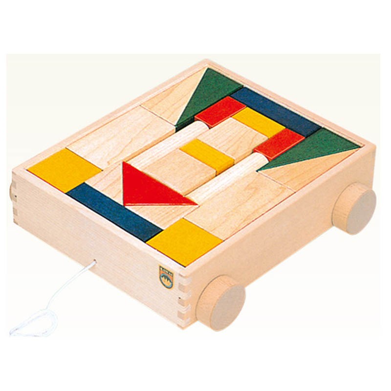 15日までポイントUP】KAWAI カワイ 抗菌カラー引き車つみき 4701 知育