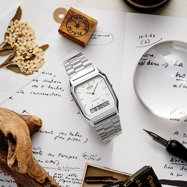 CASIO AQ-230 アナデジ 腕時計 本体 CASIO（カシオ） CASIO AQ-230 腕時計 レディース メンズ ユニセックス