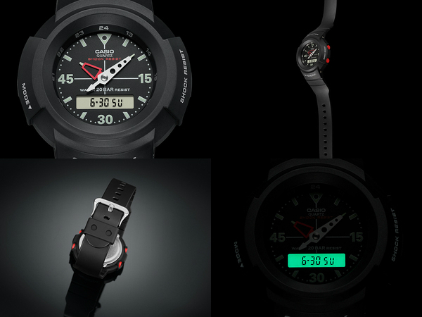 G-SHOCK AW-500E-1EJF AW-500復刻 メンズウォッチ アナデジ 腕時計