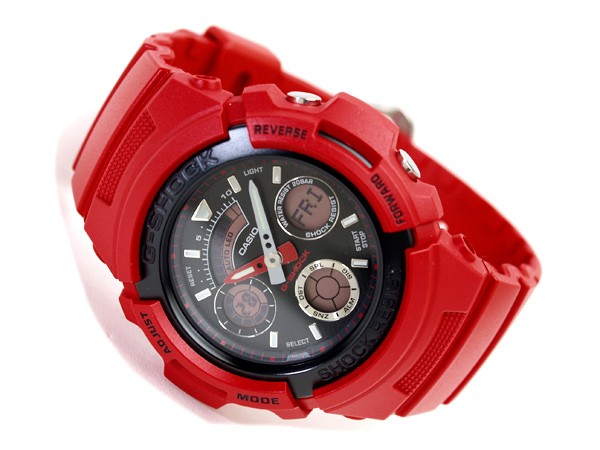 週末値下げ！ G-SHOCK/AW-591/デジアナ/赤/限定/REDMANレア