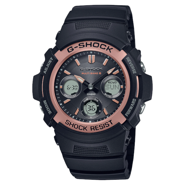 CASIO G-SHOCK AWG-M100SF-1A5JR ソーラー電波　箱付 G-SHOCK AWG-M100SF-1A5JR 電波ソーラー アナデジ メンズ 腕時計