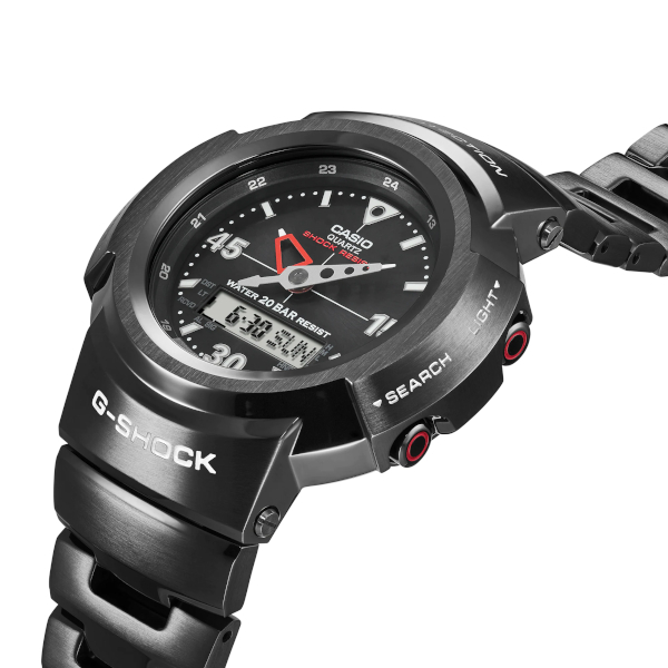 G-SHOCK AWM-500-1AJF 電波ソーラー フルメタル ブラック Gショック