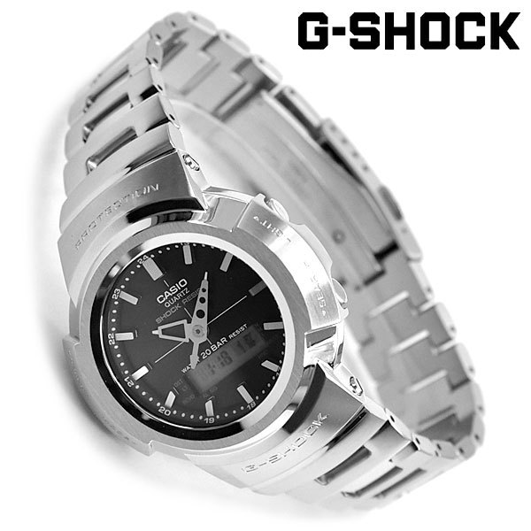 G-SHOCK AWM-500D-1A 電波ソーラー フルメタル Gショック シルバー