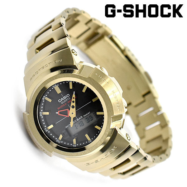 半額直販 CASIO G-SHOCK AWM-500GD-9AJF フルメタルゴールド - 時計