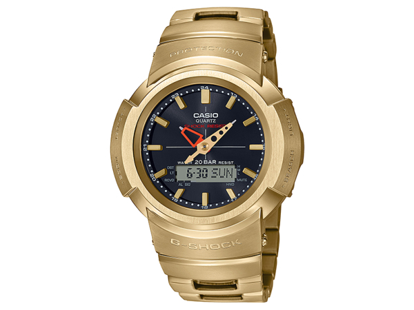 CASIO G-SHOCK　AWM-500GD-9AJF　未使用 G-SHOCK AWM-500GD-9AJF 電波ソーラー 電波 ソーラー フルメタル AW