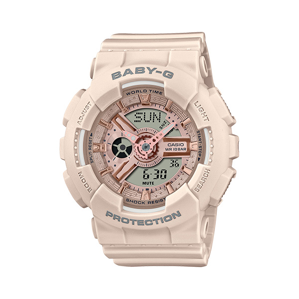 BABY-G BA-110XCP-4A 腕時計 レディース アナログ デジタル ピンクベージュ ベビーG ベイビージー カシオ 逆輸入海外モデル｜g-supply｜02