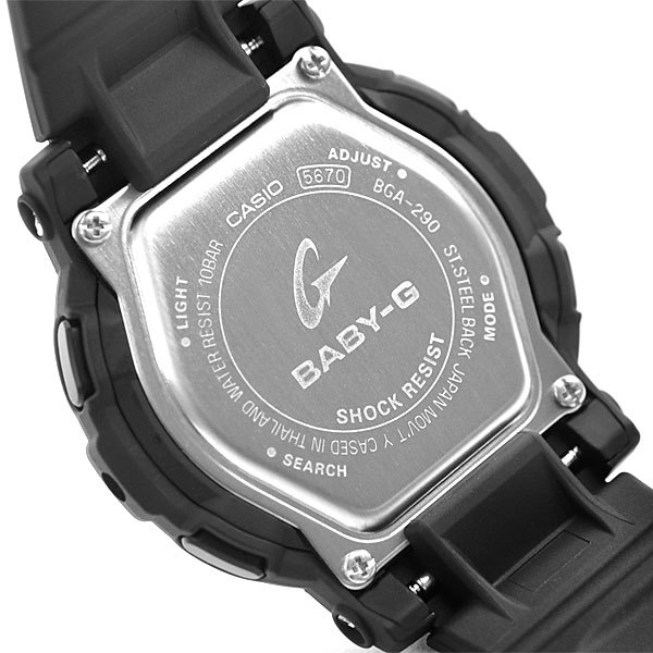 BABY-G BGA-290-1 アナデジ レディース 腕時計 ブラック ベビーG ベイビージー 逆輸入海外モデル  :BGA-290-1ADR:G専門店G-SUPPLY - 通販 - Yahoo!ショッピング
