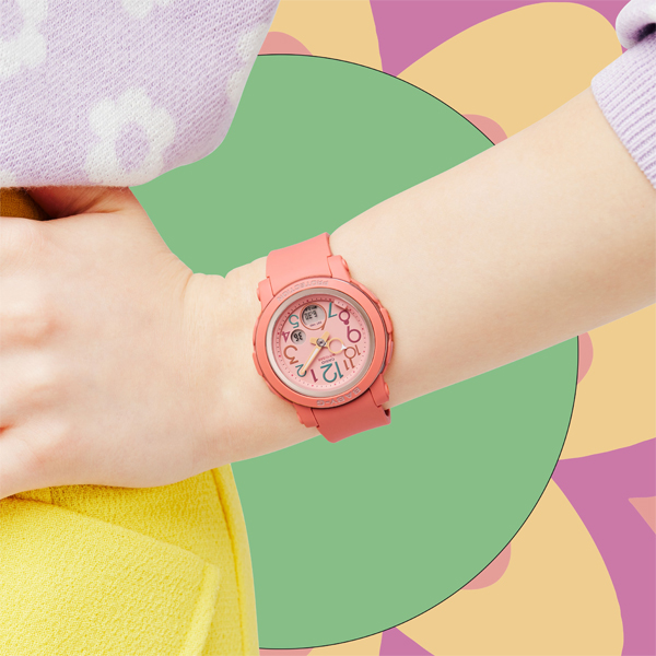 BABY-G BGA-290PA-4AJF 腕時計 レディース レトロポップ テラコッタ 
