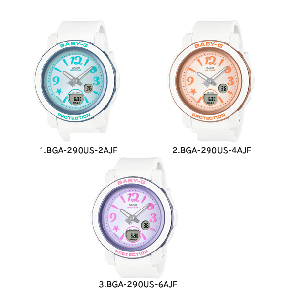 BABY-G BGA-290US レディース 腕時計 アナデジ カシオ 国内正規品｜g-supply｜02