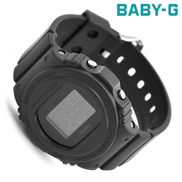 BABY-G ベビーG ベビージー カシオ CASIO デジタル 腕時計 オールブラック BGD-570-1 逆輸入海外モデル