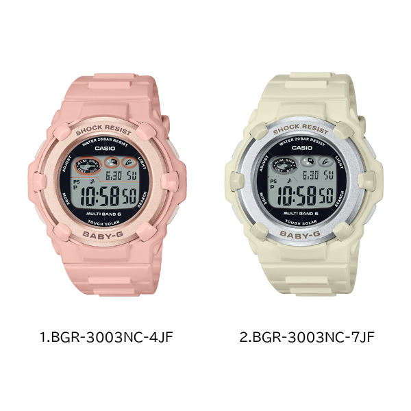 BABY-G BGR-3003NC レディース 腕時計 デジタル カシオ 国内正規品｜g-supply｜02