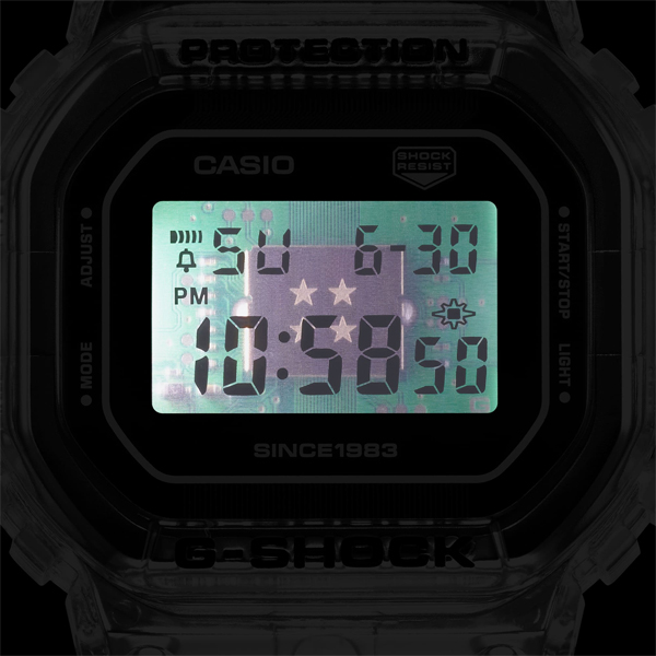 【新品】CASIO G-SHOCK DW-5040RX-7JR 腕時計 Gショック】40th Anniversary CLEAR REMIX / DW-5040RX-7JR – GQ