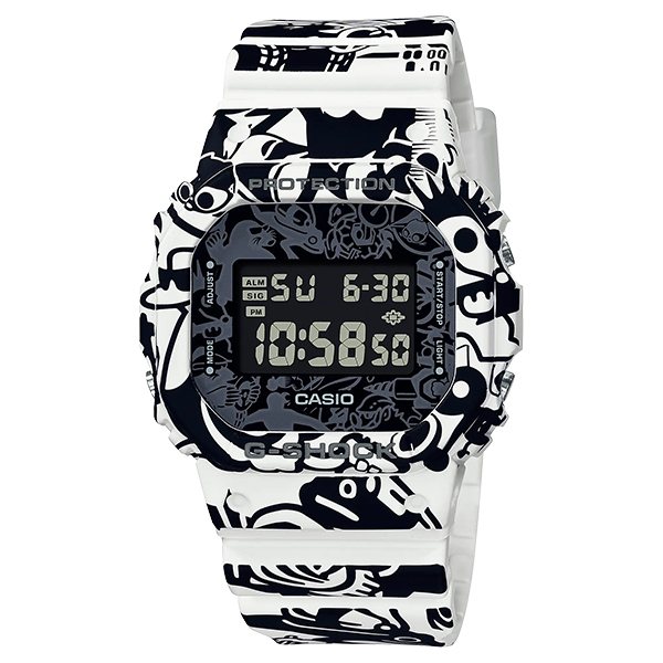 G-SHOCK DW-5600GU-7 G-UNIVERSE 限定モデル 腕時計 メンズ デジタル ホワイト Gショック ジーショック CASIO  カシオ 逆輸入海外モデル