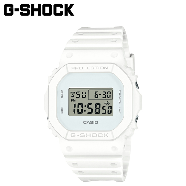 G-SHOCK G�V���b�N �W�[�V���b�N MARINEWHITE �}�����z���C�g �t�A���C�O���f�� CASIO �J�V�I �f�W�^�� �r���v �z���C�g DW-5600MW-7ER DW-5600MW-7