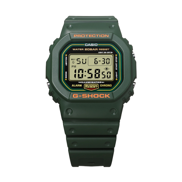 G-SHOCK DW-5600RB-3 デジタル メンズ 腕時計 グリーン Gショック ジーショック 逆輸入海外モデル