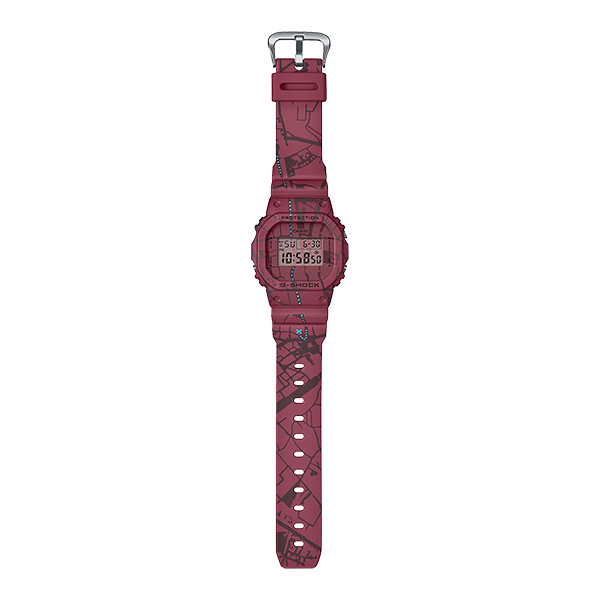 G-SHOCK DW-5600SBY-4JR 渋谷 腕時計 メンズ デジタル レッド G 