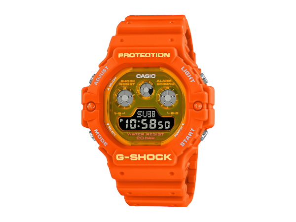 G-SHOCK DW-5900TS-4 デジタル メンズ 腕時計 オレンジ イエロー Gショック ジーショック 逆輸入海外モデル