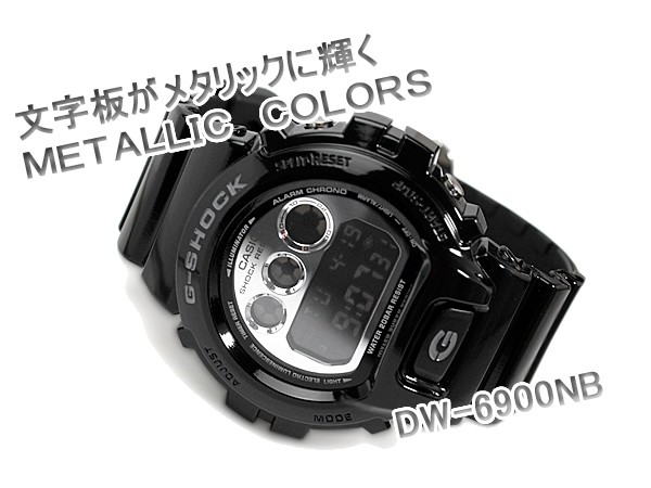 ［カシオ］腕時計 ジーショック DW-6900NB-1JF ブラック G-SHOCK Gショック ジーショック g-shock gショック メタリック