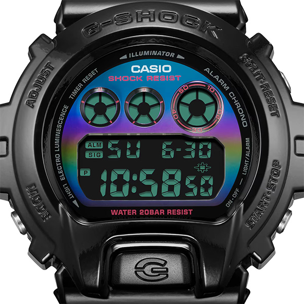 かわいい！ G-SHOCK DW-6900RGB-1 腕時計 メンズ デジタル ブラック 時計