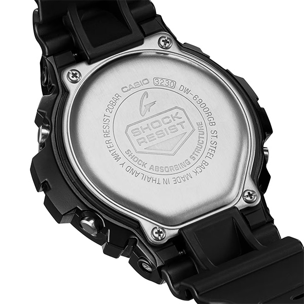G-SHOCK DW-6900RGB-1 腕時計 メンズ デジタル ブラック