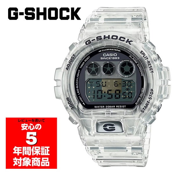 G-SHOCK DW-6940RX-7DR 腕時計 メンズ クリアスケルトン 40周年記念モデル カシオ 逆輸入海外モデル