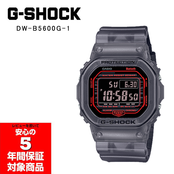 G-SHOCK �����Y �r���v �X�}�z�A�� �u���b�N�X�P���g�� DW-B5600G-1