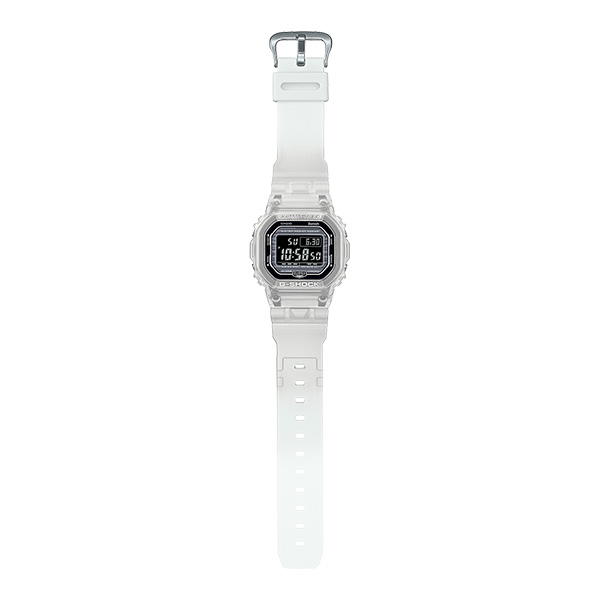 G-SHOCK DW-B5600G-7 腕時計 メンズ デジタル スマホ連動 クリア