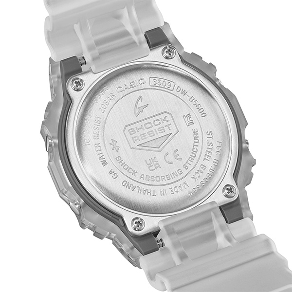 G-SHOCK DW-B5600G-7 腕時計 メンズ デジタル スマホ連動 クリア